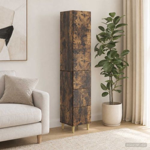 Комплект шкафове 2 pcs 33 x 34,5 x 90 см Инженерна дървесина