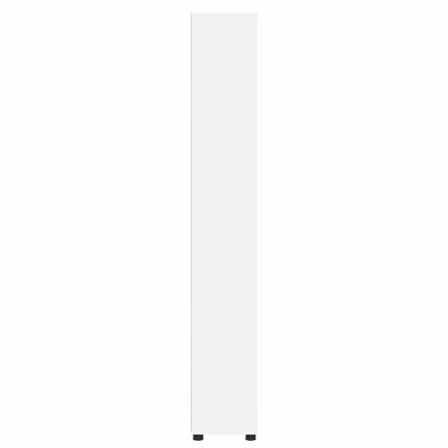 Шкаф за баня с рафт Бяло 30,5 x 30 x 195 см Инженерно дърво