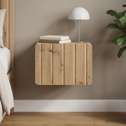 Спален шкаф с монтаж на стена Дъб артизан 33 x 34,5 x 24 см