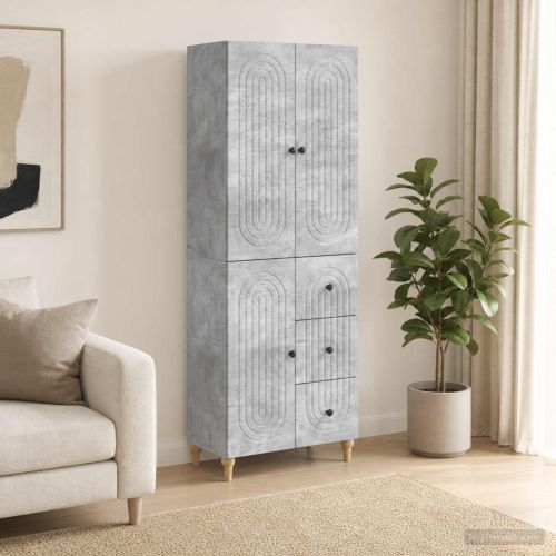 Комплект шкафове 2 pcs 66 x 34,5 x 90 см Инженерна дървесина