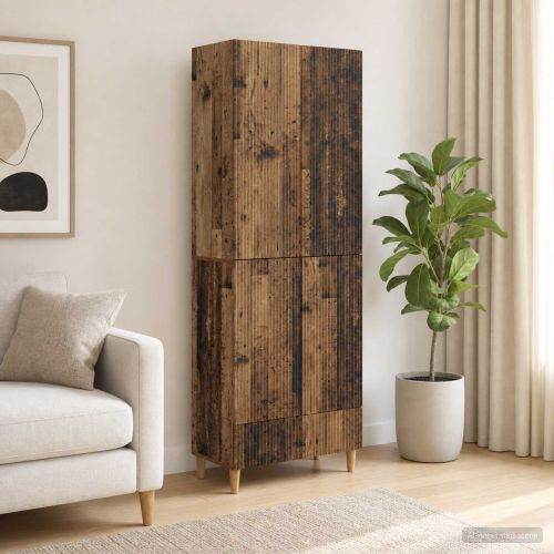 Комплект шкафове 2 pcs 66 х 34,5 х 95 см Инженерна дървесина