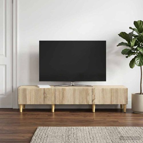 ТВ шкаф Дъб сонома 147 x 34,5 x 30 см Инженерна дървесина