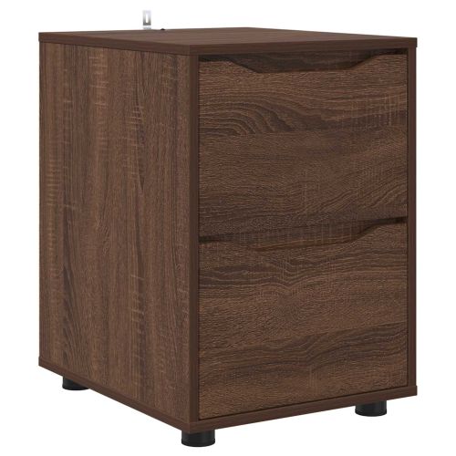 Шкаф за съхранение Кафяв дъб 40 x 48 x 57 см Инженерно дърво