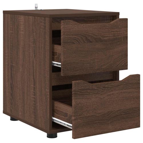 Шкаф за съхранение Кафяв дъб 40 x 48 x 57 см Инженерно дърво