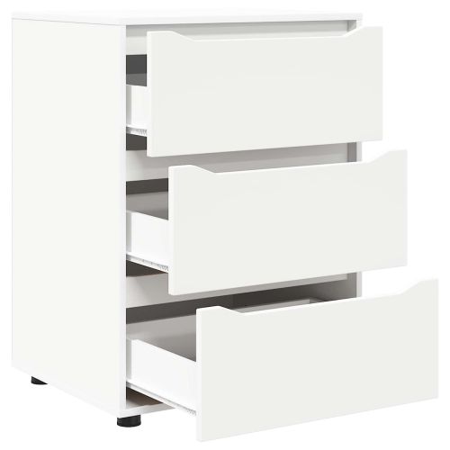 Шкаф за съхранение Бяло 60 x 48 x 81 см Инженерно дърво