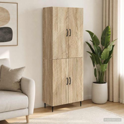 Комплект шкафове 2 pcs 66 x 34,5 x 89,5 см Инженерна дървесина