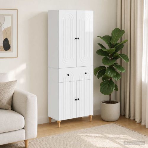 Комплект шкафове 2 pcs 66 x 34,5 x 90 см Инженерна дървесина