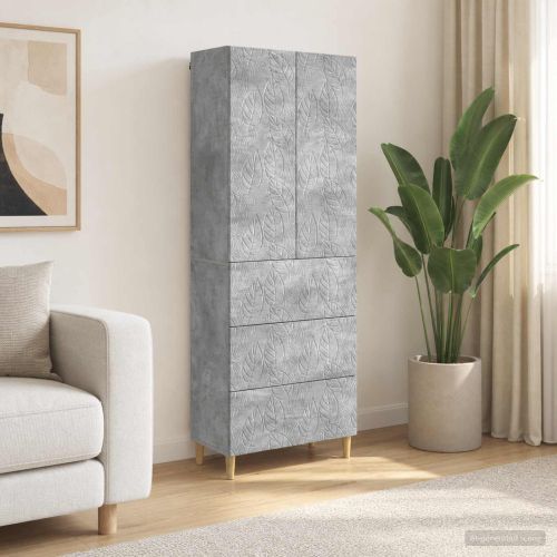 Комплект шкафове 2 pcs Бетонно сиво 66 x 34,5 x 90 см