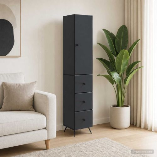 Комплект шкафове 2 бр. 34,5 x 34,5 x 90 см Инженерна дървесина