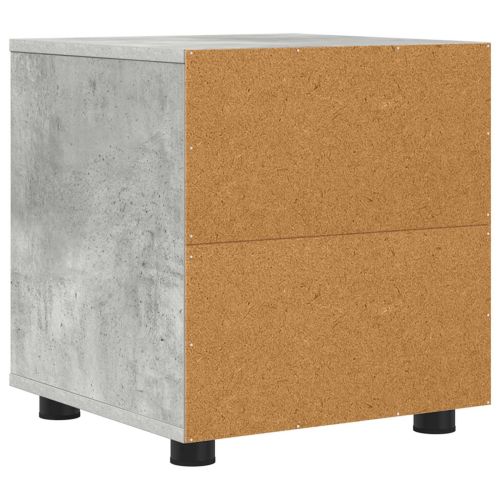 Шкаф за баня Циментено сиво 40,5 x 40 x 44 см Инженерно дърво