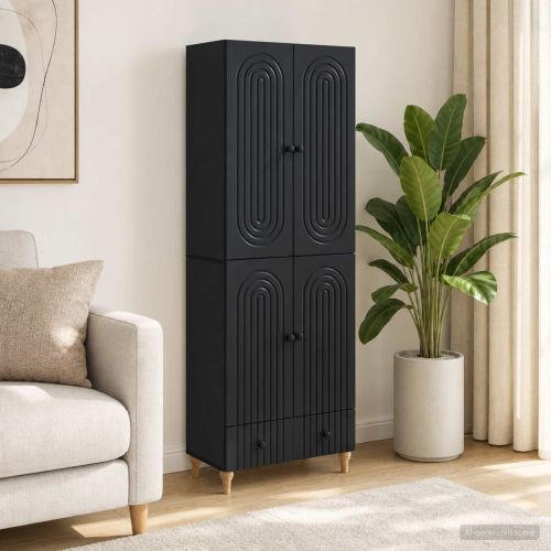 Комплект шкафове 2 pcs 66 х 34,5 х 95 см Инженерна дървесина
