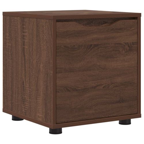 Шкаф за баня Кафяв дъб 40,5 x 40 x 44 см Инженерно дърво