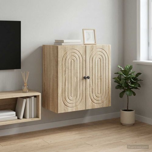Стенно шкафче Дъб сонома 59 x 31 x 60 см Инженерна дървесина