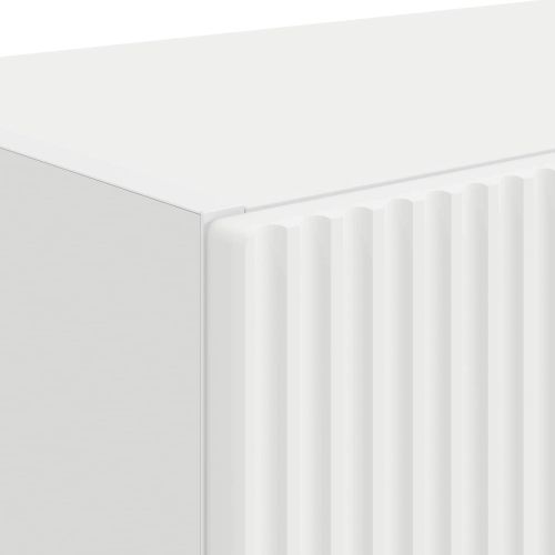 TV стенен шкаф 2 pcs Бяло 59,5 x 31 x 40 см Инженерно дърво