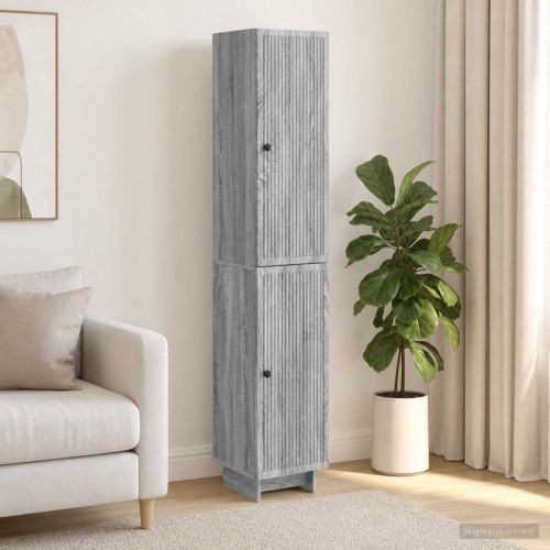 Комплект шкафове 2 pcs Сив Сонома 34,5 x 33 x 90 см