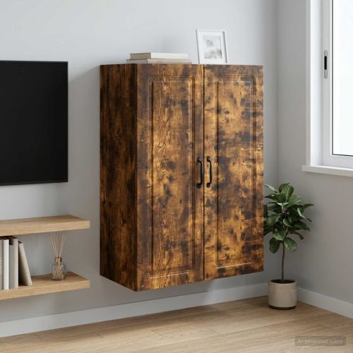 Стенно шкафче Опушен дъб 66 x 34,5 x 90 см Инженерна дървесина