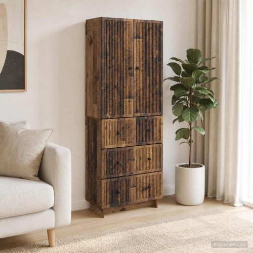 Комплект шкафове 2 pcs 66 x 34,5 x 90 см Инженерна дървесина