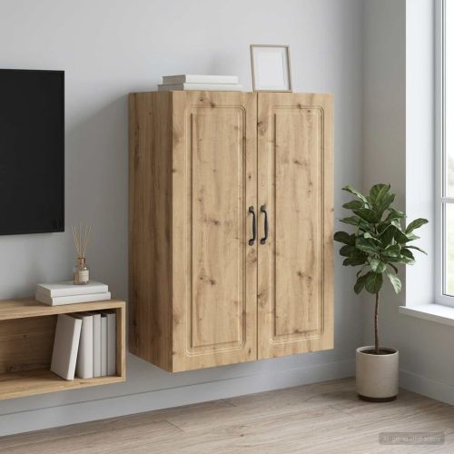 Стенно шкафче 66 x 34,5 x 90 см Инженерна дървесина Дъб артизан