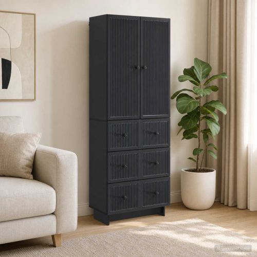 Комплект шкафове 2 pcs 66 x 34,5 x 90 см Инженерна дървесина