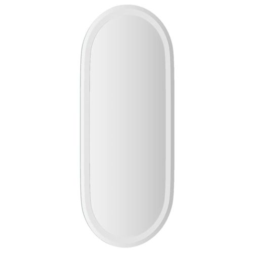 LED огледало за баня, 80x35 см, овално