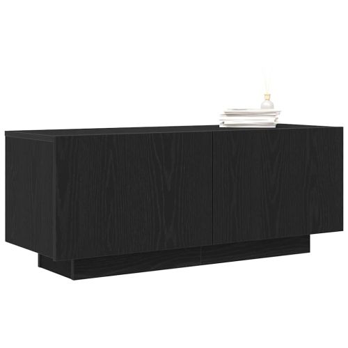 ТВ шкаф Черния дъб 100 x 35 x 40 см Инженерно дърво