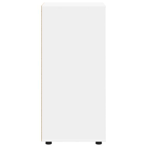 Шкаф за съхранение Бяло 40 x 48 x 105 см Инженерно дърво