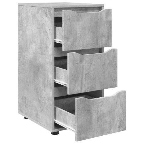 Шкаф за съхранение Циментено сиво 40 x 48 x 81 см