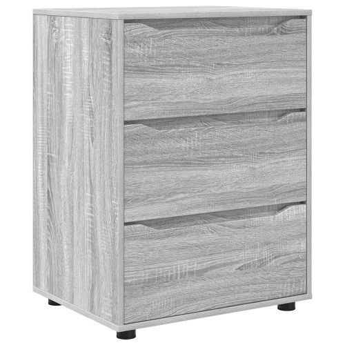 Шкаф за съхранение Сив Сонома 60 x 48 x 81 см Инженерно дърво