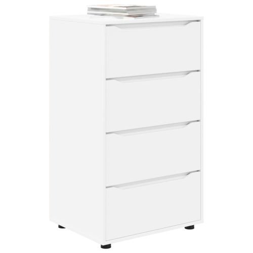 Шкафове за съхранение Бяло 60 x 48 x 105 см Инженерно дърво
