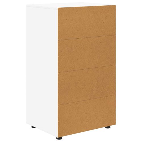 Шкафове за съхранение Бяло 60 x 48 x 105 см Инженерно дърво