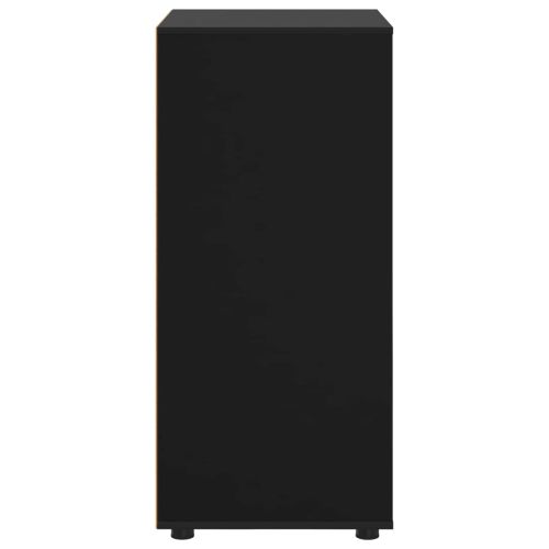 Шкафове за съхранение Черно 60 x 48 x 105 см Инженерно дърво