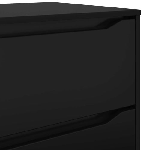 Шкафове за съхранение Черно 60 x 48 x 105 см Инженерно дърво
