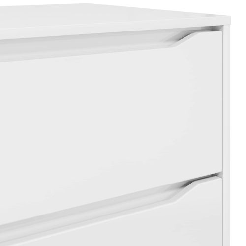 Шкафове за съхранение Лъскаво бяло 60 x 48 x 105 см
