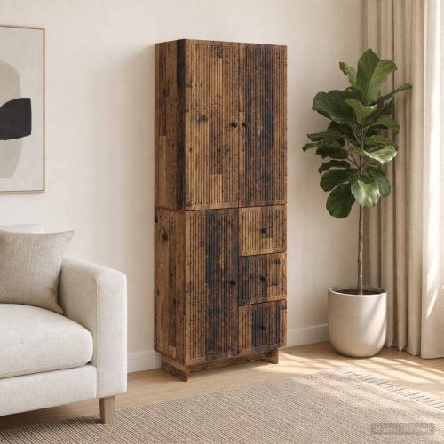 Комплект шкафове 2 pcs 66 x 34,5 x 90 см Инженерна дървесина