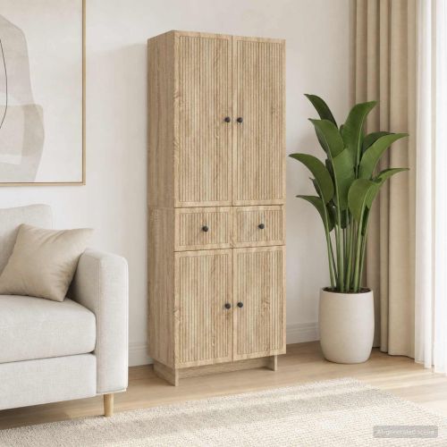 Комплект шкафове 2 pcs 66 x 34,5 x 90 см Инженерна дървесина