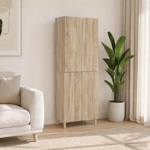 Комплект шкафове 2 pcs 66 x 34,5 x 90 см Инженерна дървесина