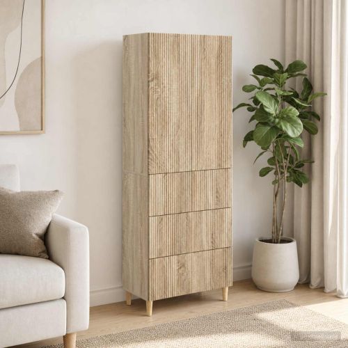 Комплект шкафове 2 pcs Дъб сонома 66 x 34,5 x 90 см