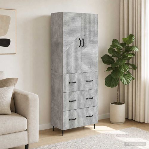 Комплект шкафове 2 pcs Бетонно сиво 66 x 34,5 x 90 см