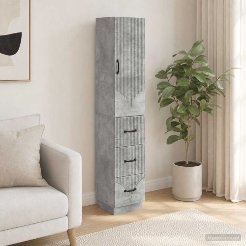 Комплект шкафове 2 pcs Бетонно сиво 33 x 34,5 x 87 см