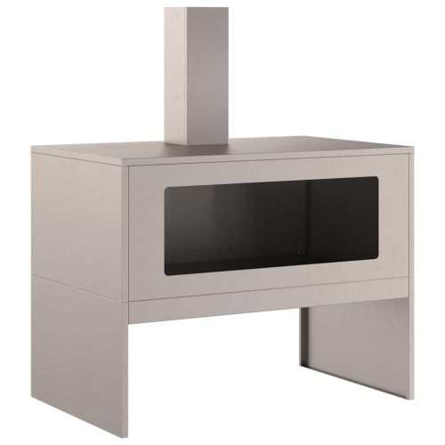 Огнище Ръждясало 80 x 50 x 96 см Патинираща стомана