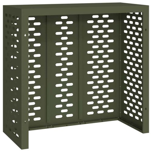 Покритие за климатик Маслиненозелено 110 x 50 x 105 см