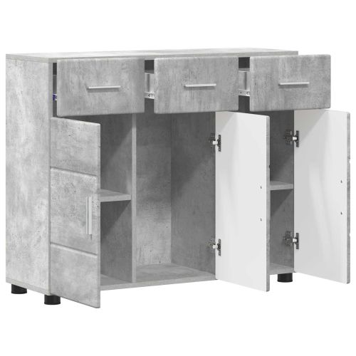 Служебен шкаф FLORIN 88,5 x 30,5 x 73 см Циментено сиво