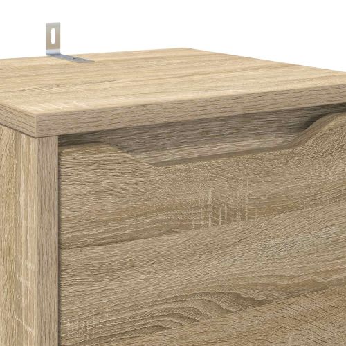 Шкаф за баня Сонома дъб 30,5 x 30 x 101 см Инженерно дърво