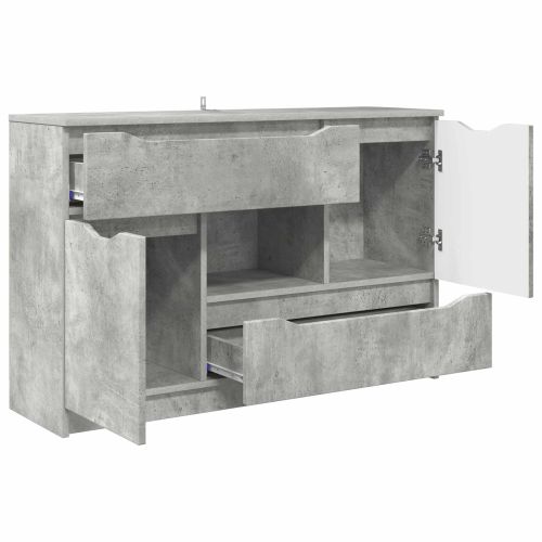 Служебен шкаф Циментено сиво 100 x 30 x 65,6 Инженерно дърво