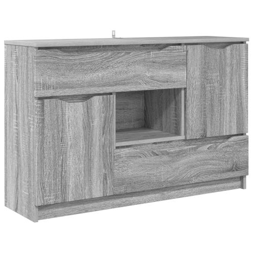 Служебен шкаф Сив Сонома 100 x 30 x 65,6 Инженерно дърво