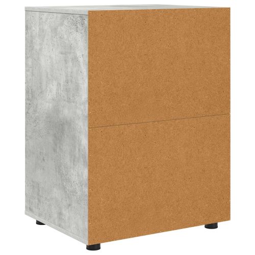Шкаф за съхранение Циментено сиво 60 x 48 x 81 см