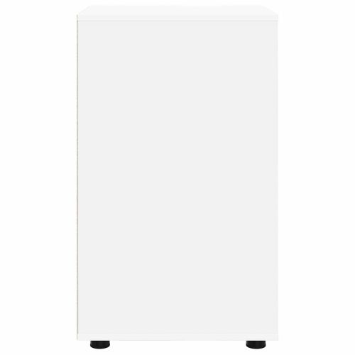 Шкаф за съхранение Бяло 40 x 48 x 81 см Инженерно дърво