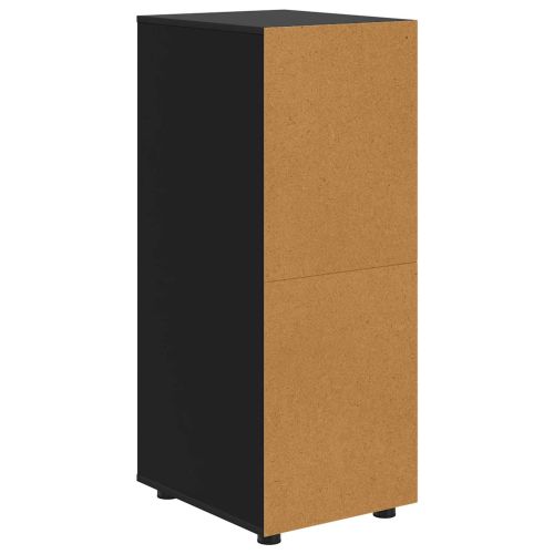 Шкаф за съхранение Черно 40 x 48 x 105 см Инженерно дърво