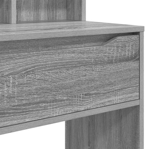 Тоалетки за спалня с чекмедже Сив Сонома 80 x 39,6 x 135 см