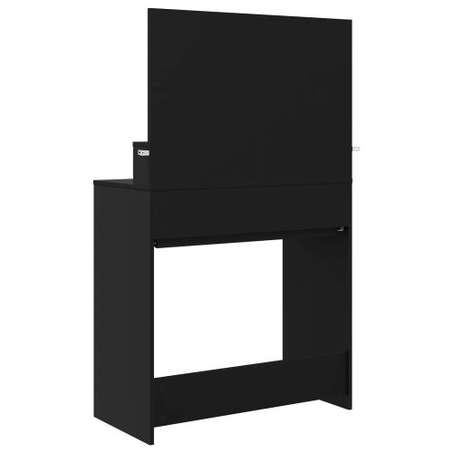 Тоалетки за спалня Черно 80 x 39,6 x 135 см Инженерно дърво